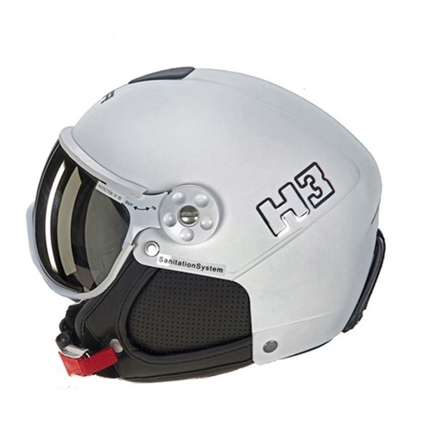 햄머 스키헬멧 HMR H3 001 WHITE GLOSS 변색렌즈