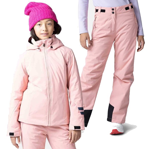 아동 로시놀 스키복 GIRL FONCTION JKT + GIRL SKI PANT 34C COOPER PINK (2324)