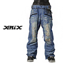 데님 보드복 바지 X-NIX X-Real Denim Print Pants