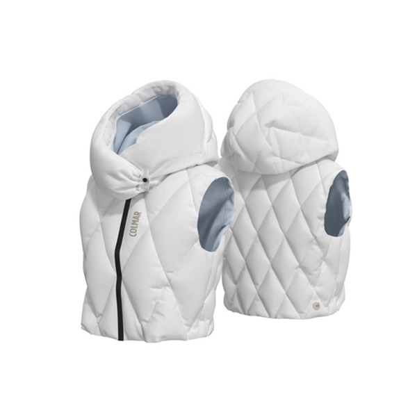 여성 스키복 자켓 콜마 2807 숏 조끼 01 WHITE (2324)